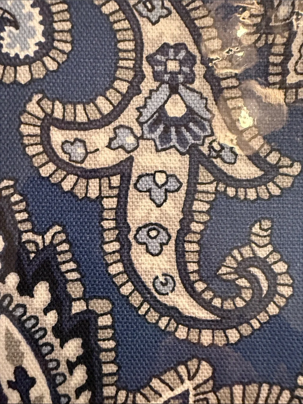 RALPH LAUREN PAISLEY OBLONG TABLECLOTH NWT COTTON